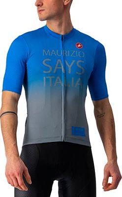 Castelli Hollywood Competizione Cycling Jersey SS21 - Frankie Azur Blue, Frankie Azur Blue